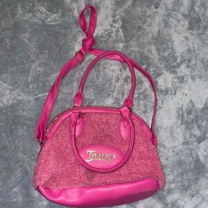 Juicy Couture Pink Textured Shoulder Bag